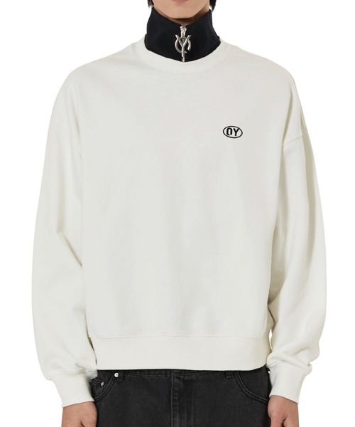 OY(オーワイ)の「『OY/オーワイ』LOGO ZIPPER SWEATSHIRT/ロゴ ジッパー スウェットシャツ(スウェット・レディース・ホワイト/ブラック・FREE)」の8枚目の写真