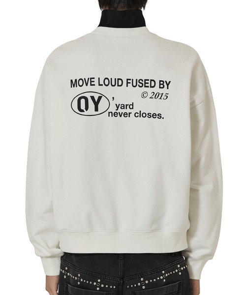 OY(オーワイ)の「『OY/オーワイ』LOGO ZIPPER SWEATSHIRT/ロゴ ジッパー スウェットシャツ(スウェット・レディース・ホワイト/ブラック・FREE)」の10枚目の写真