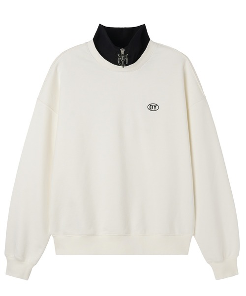 OY(オーワイ)の「『OY/オーワイ』LOGO ZIPPER SWEATSHIRT/ロゴ ジッパー スウェットシャツ(スウェット・レディース・ホワイト/ブラック・FREE)」の17枚目の写真