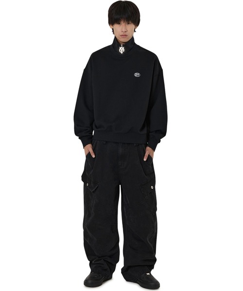 OY(オーワイ)の「『OY/オーワイ』LOGO ZIPPER SWEATSHIRT/ロゴ ジッパー スウェットシャツ(スウェット・レディース・ホワイト/ブラック・FREE)」の6枚目の写真