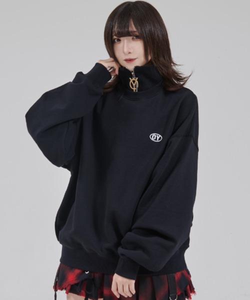 OY（オーワイ）の「『OY/オーワイ』LOGO ZIPPER SWEATSHIRT/ロゴ ジッパー スウェットシャツ（スウェット・メンズ・ホワイト/ブラック・FREE）」の18枚目の写真