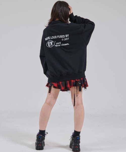 OY（オーワイ）の「『OY/オーワイ』LOGO ZIPPER SWEATSHIRT/ロゴ ジッパー スウェットシャツ（スウェット・メンズ・ホワイト/ブラック・FREE）」の20枚目の写真