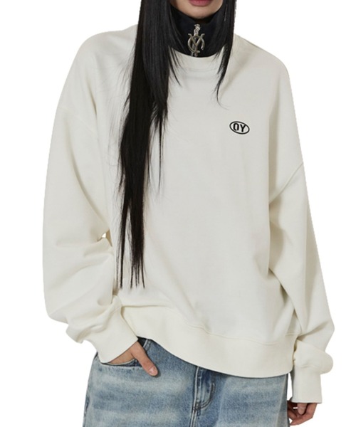 OY/オーワイ』LOGO ZIPPER SWEATSHIRT/ロゴ ジッパー スウェットシャツ