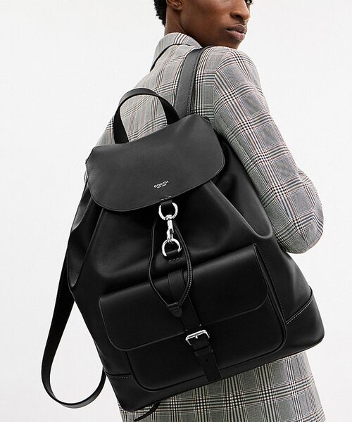 COACH（コーチ）の「ハドソン バックパック シグネチャー クロス