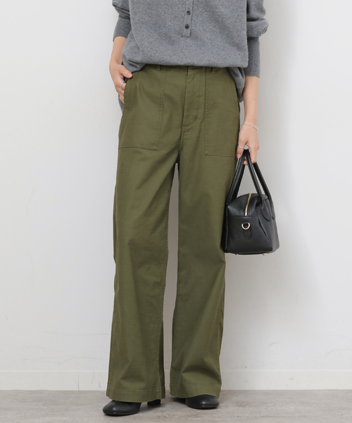JOURNAL STANDARD relume（ジャーナルスタンダード　レリューム）の「《追加23》ワイドベイカーパンツ（カーゴパンツ・レディース・ホワイト/ベージュ/カーキ・38/34/36）」の3枚目の写真
