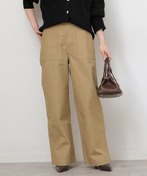 JOURNAL STANDARD relume（ジャーナルスタンダード　レリューム）の「《追加23》ワイドベイカーパンツ（カーゴパンツ・レディース・ホワイト/ベージュ/カーキ・38/34/36）」の21枚目の写真