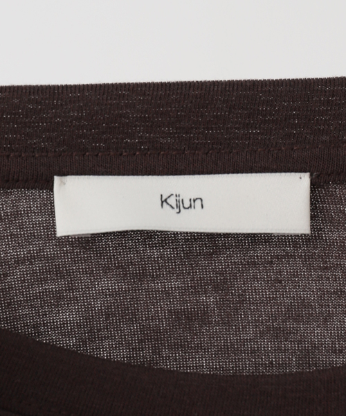 Kijun(キジュン)の「Kijun/キジュンRomantic Jersey Top(Tシャツ/カットソー・レディース・ブラウン/アイボリー・SMALL)」の10枚目の写真