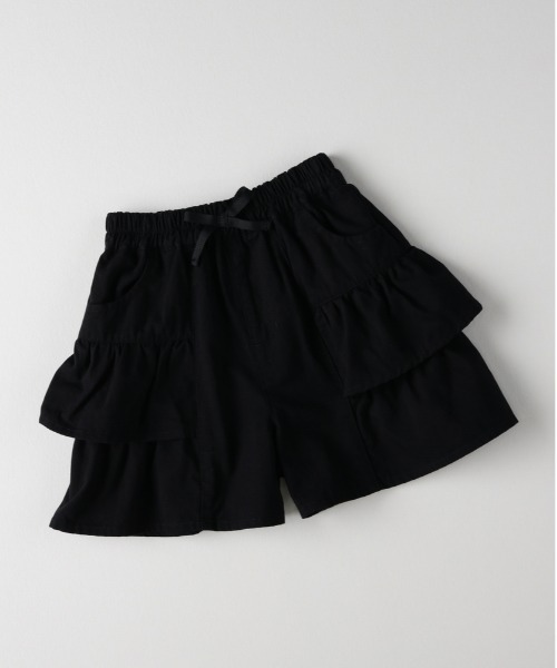 MPS(エムピーエス)の「【MPS】フリルキュロットパンツ(その他パンツ・キッズ・ベージュ/ブラック・130/140/110/120)」の7枚目の写真