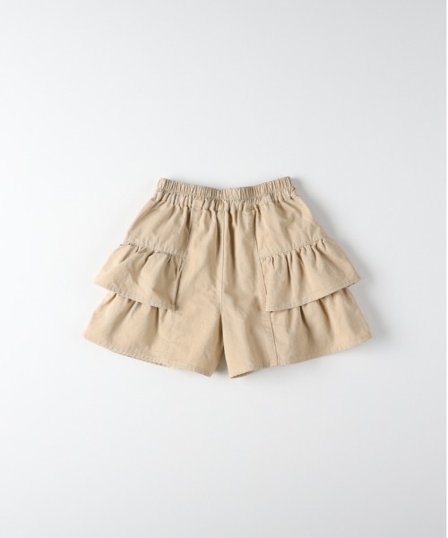 MPS(エムピーエス)の「【MPS】フリルキュロットパンツ(その他パンツ・キッズ・ベージュ/ブラック・130/140/110/120)」の3枚目の写真