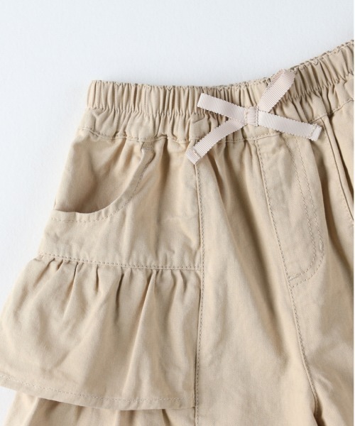 MPS(エムピーエス)の「【MPS】フリルキュロットパンツ(その他パンツ・キッズ・ベージュ/ブラック・130/140/110/120)」の4枚目の写真