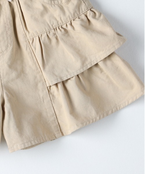 MPS(エムピーエス)の「【MPS】フリルキュロットパンツ(その他パンツ・キッズ・ベージュ/ブラック・130/140/110/120)」の5枚目の写真