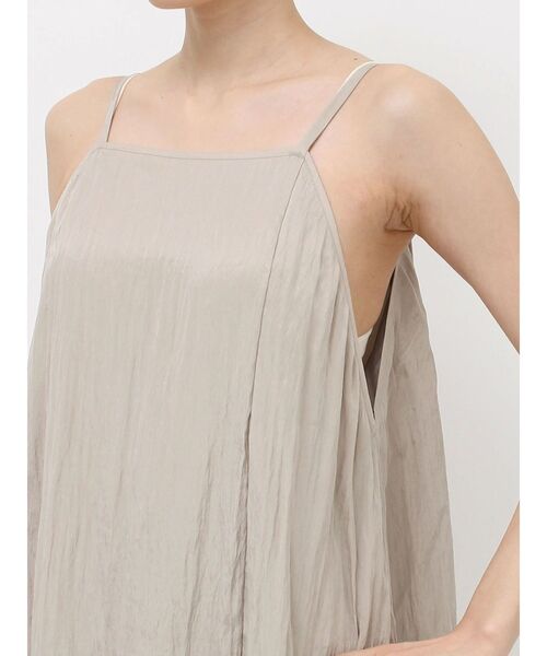 Htage（テージ）の「【Htage】フィブツイルキャミワンピース（ワンピース・レディース・アイボリー/ブラック・FREE）」の9枚目の写真