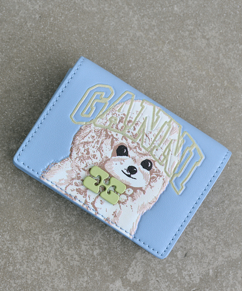 GANNI ケース GANNI/ガニー Ganni Bou Card Holder With Flap An（カードケース）｜U