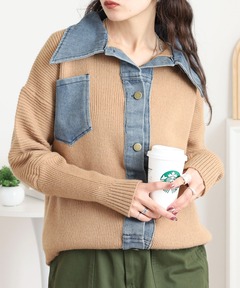 INSCRIRE アンスクリア　カシミア100% ショートカーディガン INSCRIRE/アンスクリア】C/S Sheer Rib Short Cardigan/シアー