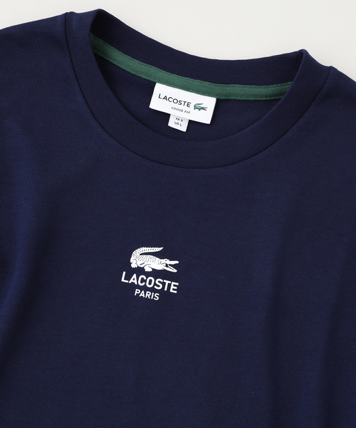 LACOSTE（ラコステ）の「LACOSTE / ラコステ TH9396-99（Tシャツ/カットソー・メンズ・グリーン/ブラック/ホワイト/ネイビー・3/5/4）」の10枚目の写真