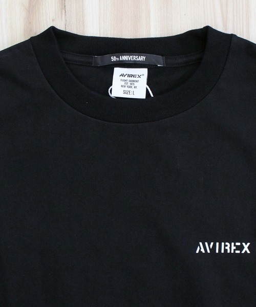 AVIREX(アヴィレックス)の「CAMP LEJEUNE PATCHED L/S T-SHIRT(Tシャツ/カットソー・メンズ・ホワイト/ブラック/ブルーグレー・M/L/XL/XXL)」の10枚目の写真