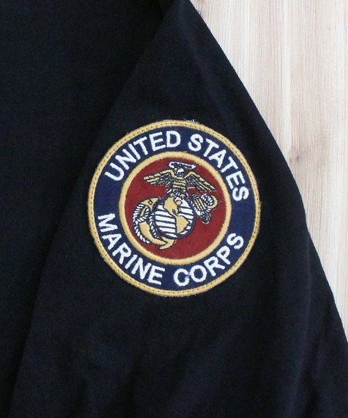 AVIREX(アヴィレックス)の「CAMP LEJEUNE PATCHED L/S T-SHIRT(Tシャツ/カットソー・メンズ・ホワイト/ブラック/ブルーグレー・M/L/XL/XXL)」の14枚目の写真