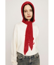 SLY | SHAGGY RIBBON BALACLAVA シャギー リボン バラクラバ 秋服 冬服(ニットキャップ/ビーニー)