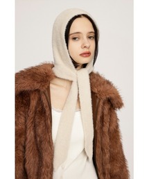 SLY（スライ）の「SHAGGY RIBBON BALACLAVA シャギー リボン バラクラバ 秋服 冬服（ニットキャップ/ビーニー）」