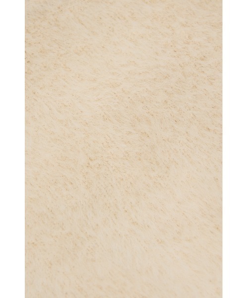 SLY（スライ）の「SHAGGY RIBBON BALACLAVA シャギー リボン バラクラバ 秋服 冬服（ニットキャップ/ビーニー・レディース・アイボリー/レッド・FREE）」の6枚目の写真