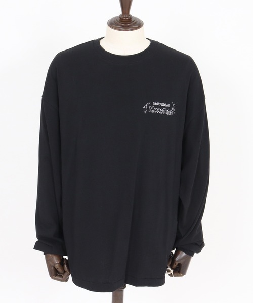 ADAM PATEK(アダムパテック)の「ADAMPATEK/Frankenstein flower stitch long sleeve/フランケンシュタイン刺繍コラボロンT(Tシャツ/カットソー・メンズ・ホワイト/ブラック・1/2)」の15枚目の写真