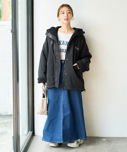 限定展開 FREAK'S STORE OUTDOORS ボア リバーシブル フーディー