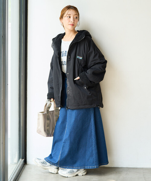 限定展開 FREAK'S STORE OUTDOORS ボア リバーシブル フーディー