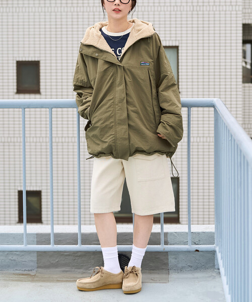 限定展開 FREAK'S STORE OUTDOORS ボア リバーシブル フーディー