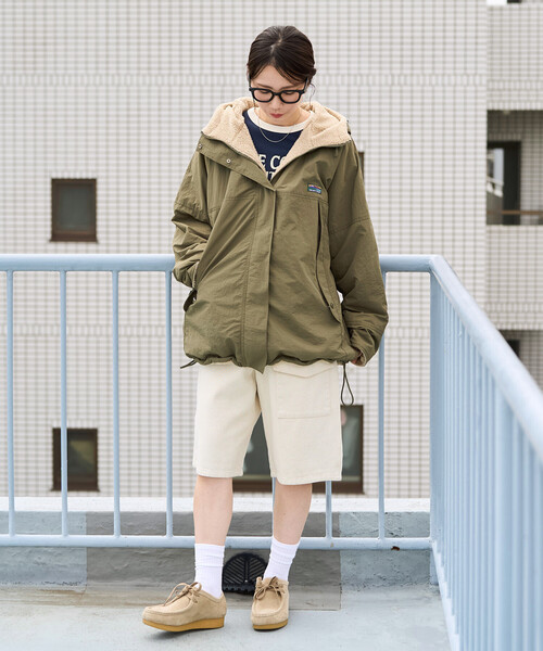 限定展開 FREAK'S STORE OUTDOORS ボア リバーシブル フーディー