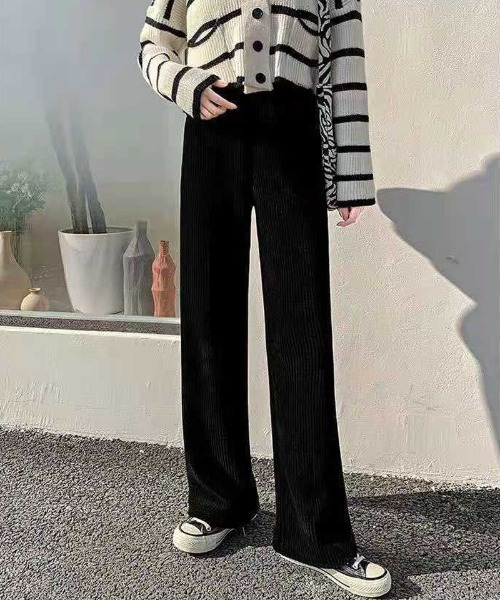 shoppinggo（ショッピングゴー）の「裏起毛 パンツ ワイドパンツ  2タイプ ジョガーパンツ レディース（その他パンツ・レディース・ベージュ系その他/ブラック/ブラック系その他/ベージュ・FREE）」の19枚目の写真