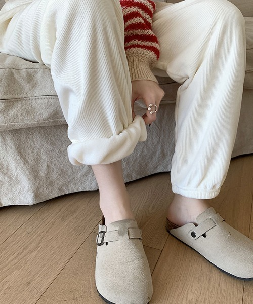 shoppinggo（ショッピングゴー）の「裏起毛 パンツ ワイドパンツ  2タイプ ジョガーパンツ レディース（その他パンツ・レディース・ベージュ系その他/ブラック/ブラック系その他/ベージュ・FREE）」の11枚目の写真