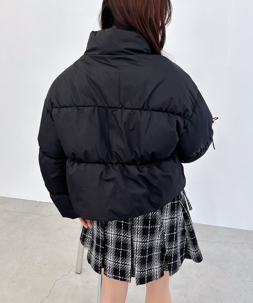 INGNI（イング）の「リボン付エコダウン（その他アウター・レディース・オフホワイト/ブラック/ピンク・M）」の8枚目の写真