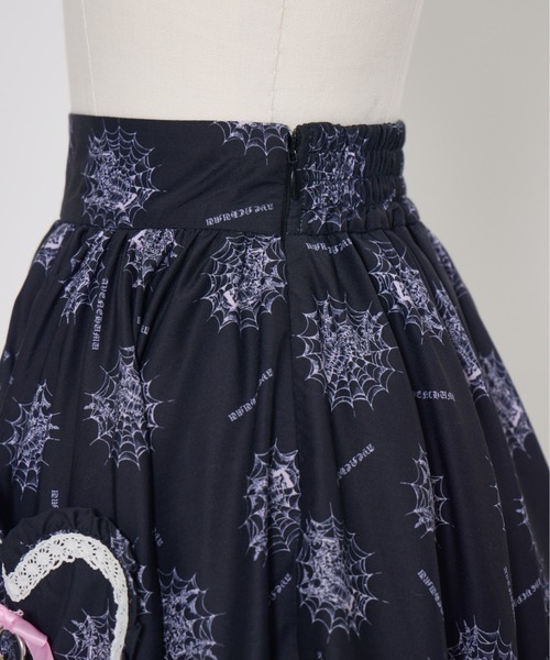 Skull illustration print heart skirt（スカート）｜AVENCHUMU