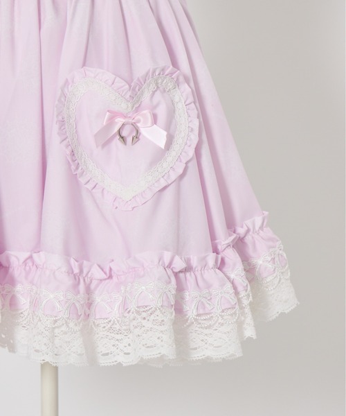 Skull illustration print heart skirt（スカート）｜AVENCHUMU