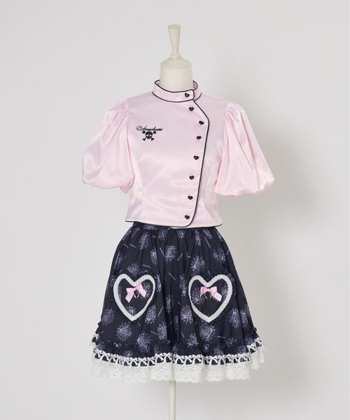 Skull illustration print heart skirt（スカート）｜AVENCHUMU