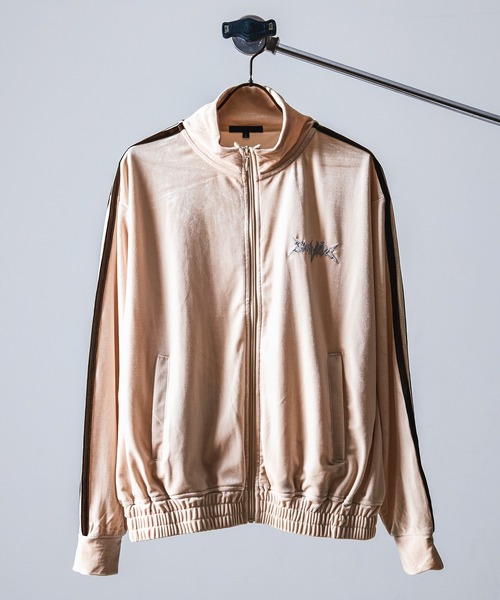 セール】［セットアップ対応］ワンポイント Y2K ロゴ刺繍 サイドライン