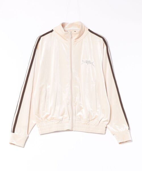 セットアップ対応］ワンポイント Y2K ロゴ刺繍 サイドラインテープ