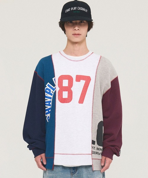 87mm(87mm)の「【UNISEX】Mmlg/REWORK87プルオーバー(スウェット・レディース・その他1・SMALL/MEDIUM/LARGE)」の2枚目の写真