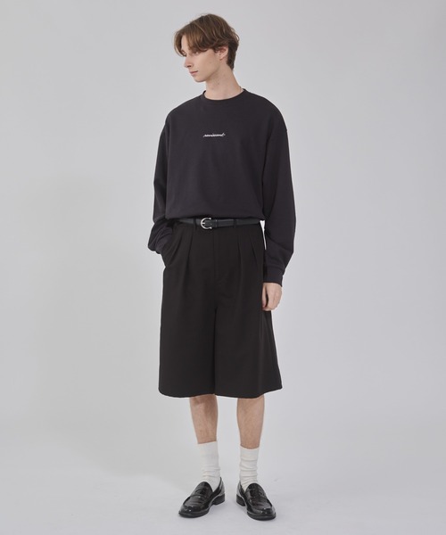 BROWNY（ブラウニー）の「BROWNY/AIRFUNCTIONシンプルロゴロンT（Tシャツ/カットソー・メンズ・ホワイト/ブラック・MEDIUM/LARGE）」の9枚目の写真