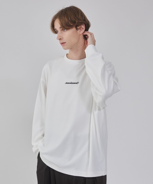 BROWNY（ブラウニー）の「BROWNY/AIRFUNCTIONシンプルロゴロンT（Tシャツ/カットソー・メンズ・ホワイト/ブラック・MEDIUM/LARGE）」の12枚目の写真