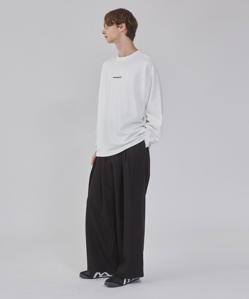 BROWNY（ブラウニー）の「BROWNY/AIRFUNCTIONシンプルロゴロンT（Tシャツ/カットソー・メンズ・ホワイト/ブラック・MEDIUM/LARGE）」の15枚目の写真