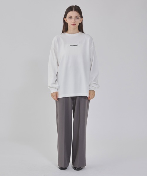 BROWNY（ブラウニー）の「BROWNY/AIRFUNCTIONシンプルロゴロンT（Tシャツ/カットソー・メンズ・ホワイト/ブラック・MEDIUM/LARGE）」の19枚目の写真