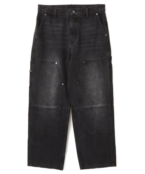 TOKYO 23(トウキョウニジュウサン)の「TOKYO 23 Washed Double Knee Pants / トウキョウ 23 ウォッシュ ダブル ニー パンツ(その他パンツ・メンズ・ブラック/リアルツリーカモ・M/L/XL/XXL)」の1枚目の写真