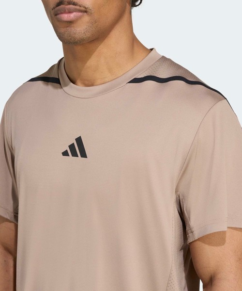 adidas（アディダス）の「Designed for Training プロシリーズ 半袖Tシャツ / アディダス adidas（Tシャツ/カットソー・メンズ・ブラウン・LARGE/MEDIUM/SMALL/X-SMALL/XX-LARGE/3XL/X-LARGE）」の3枚目の写真