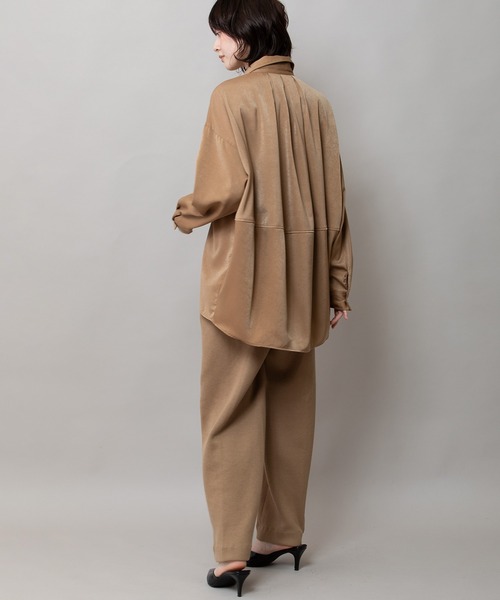 セール】ヴィンテージサテンプルオーバーシャツ（シャツ/ブラウス