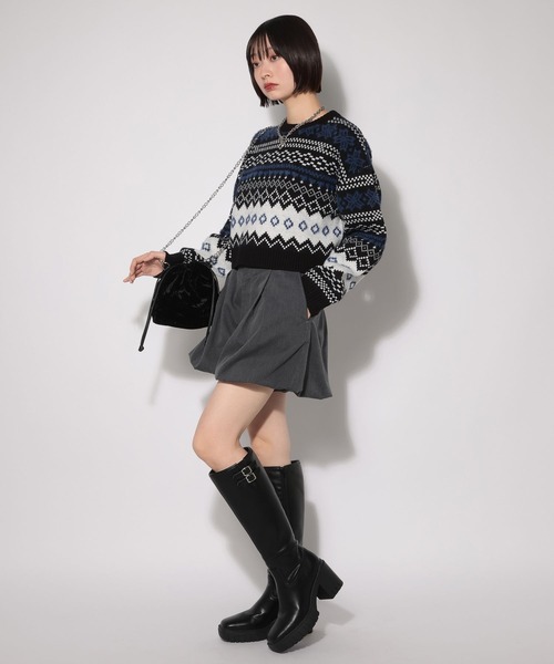 PAGEBOY(ページボーイ)の「バルーンショートパンツ(その他パンツ・レディース・グレー/ブラック・FREE)」の11枚目の写真