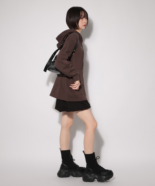 PAGEBOY(ページボーイ)の「バルーンショートパンツ(その他パンツ・レディース・グレー/ブラック・FREE)」の4枚目の写真