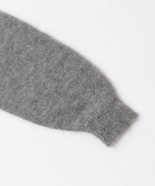 URBAN RESEARCH（アーバンリサーチ）の「ヘアリールーズニット（ニット/セーター・レディース・オフホワイト/チャコールグレー/ライトピンク/ライトブルー/レッド・FREE）」の9枚目の写真