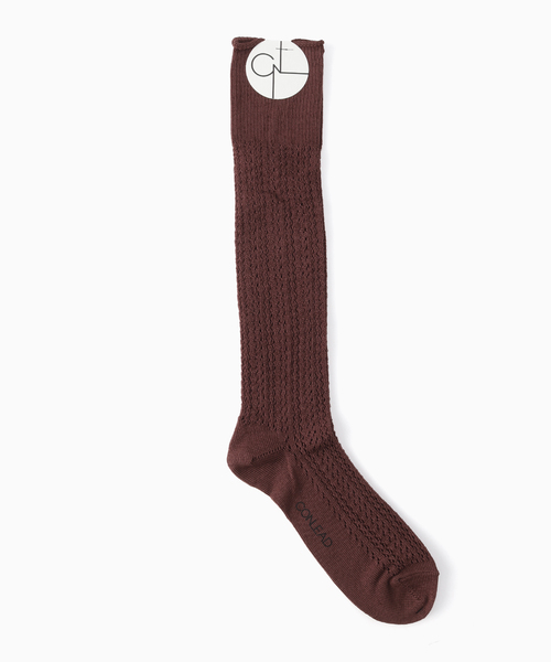 CONLEAD(コンリード)の「CONLEAD(コンリード) Lace Socks Long(ソックス/靴下・メンズ・コバルトブルー/グリーン/ブラウン/ホワイト・FREE)」の1枚目の写真