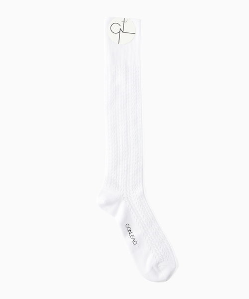 CONLEAD(コンリード)の「CONLEAD(コンリード) Lace Socks Long(ソックス/靴下・メンズ・コバルトブルー/グリーン/ブラウン/ホワイト・FREE)」の3枚目の写真